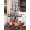 imageCreative CoOp Grey Wood 3Tier Tray