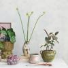 imageCreative CoOp HandPainted TerraCotta Urn with Reactive Glaze Green