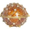 imageCreative CoOp Jeweled Frog Trinket Box GreenJeweled Egg