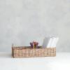 imageCreative CoOp Rattan HandWoven Sectioned Basket Natural