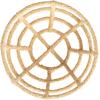 imageCreative CoOp Round CottonWrapped Decorative Bowl Wheat