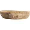 imageCreative CoOp Rustic Reclaimed Wood Bowl with Handles Natural