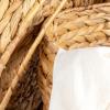 imageCreative CoOp Serene Hyacinth Basket Ensemble with Lids Natural Set of 4
