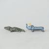 imageCreative CoOp Stoneware Alligator Match Holder GreenAlligator