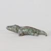 imageCreative CoOp Stoneware Alligator Match Holder GreenAlligator
