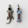 imageCreative CoOp Stoneware Alligator Match Holder GreenElephant