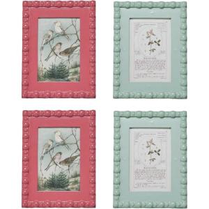 imageCreative CoOp Charming Hobnail Vintage Frames Multicolor Set of 2