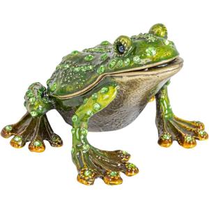 imageCreative CoOp Jeweled Frog Trinket Box GreenFrog