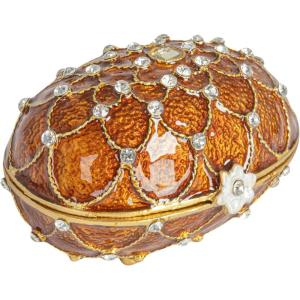 imageCreative CoOp Jeweled Frog Trinket Box GreenJeweled Egg