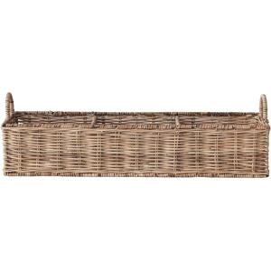 imageCreative CoOp Rattan HandWoven Sectioned Basket Natural
