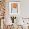 imageCreative CoOp Abstract Figure and Purse Print with Brushed Gold Metal Frame