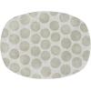 imageCreative CoOp Decorative Terracotta Wax Relief Dots Natural Platter White