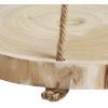 imageCreative CoOp Round Paulownia Wood Slice Hanging Pedestal Large NaturalLarge