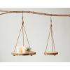 imageCreative CoOp Round Paulownia Wood Slice Hanging Pedestal Large NaturalLarge