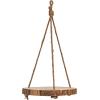 imageCreative CoOp Round Paulownia Wood Slice Hanging Pedestal Large NaturalLarge