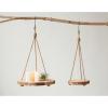 imageCreative CoOp Round Paulownia Wood Slice Hanging Pedestal Large NaturalSmall