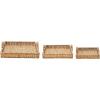 imageCreative CoOp S3 Decorative Water Hyacinth Tray Natural 3