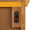 imageCreative CoOp Wood and Glass Wall Cabinet with Hooks