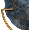 imageDecorative Agate Stone Slice on Metal StandBlue