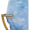 imageDecorative Agate Stone Slice on Metal StandBlue