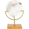 imageDecorative Agate Stone Slice on Metal StandNatural