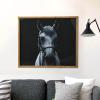 imageCreative CoOp Black and White Equestrian Print with Wood Frame and Glass Cover 2400quot x 2800quot