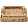 imageCreative CoOp S3 Decorative Water Hyacinth Tray Natural 3