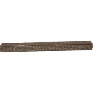 imageCreative CoOp Handwoven Water Hyacinth Floating Wall ShelfBlack