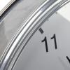 imageCreative CoOp Classic Round Metal Antique Nickel Finish Wall Clock Silver