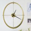 imageCreative CoOp Double Frame Round Gold Clock
