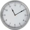 imageCreative CoOp Classic Round Metal Antique Nickel Finish Wall Clock Silver
