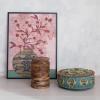 imageCreative CoOp Floral Harmony Glass Wall Art MulticolorFloral 1