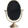 imageCreative CoOp Antique Aluminum Swivel Vanity Mirror Brass