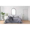 imageCreative CoOp Arched Metal Framed Wall Mirror with Distressed Finish Black