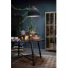 imageCreative CoOp Distressed Resin Framed Wall Mirror Black and Gold