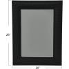 imageCreative CoOp Firwood and Rattan Wall Black MirrorBlack