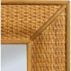 imageCreative CoOp Firwood and Rattan Wall Black MirrorNatural