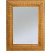 imageCreative CoOp Firwood and Rattan Wall Black MirrorNatural