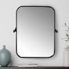 imageCreative CoOp Metal Framed Pivoting Wall Mirror BlackBlack