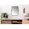 imageCreative CoOp Metal Framed Pivoting Wall Mirror BlackBlack