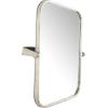 imageCreative CoOp Metal Framed Pivoting Wall Mirror BlackSilver