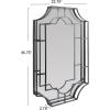 imageCreative CoOp Vintage Metal Framed Wall Mirror BlackBlack
