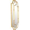 imageCreative CoOp Vintage Metal Framed Wall Mirror BlackGold