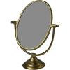imageCreative CoOp Antique Aluminum Swivel Vanity Mirror Brass