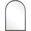 imageCreative CoOp Arched Metal Framed Wall Mirror with Distressed Finish Black