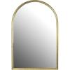 imageCreative CoOp Arched Metal Framed Wall Mirror with Metal Trim Gold