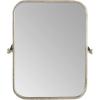 imageCreative CoOp Metal Framed Pivoting Wall Mirror BlackSilver