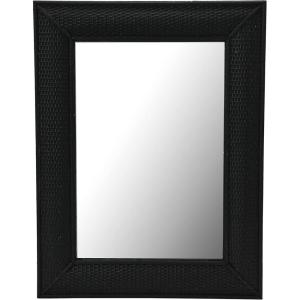imageCreative CoOp Firwood and Rattan Wall Black MirrorBlack