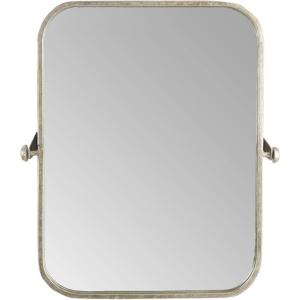 imageCreative CoOp Metal Framed Pivoting Wall Mirror BlackSilver