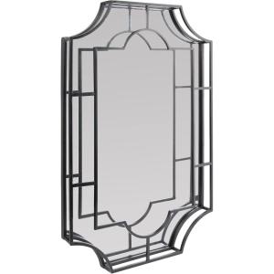imageCreative CoOp Vintage Metal Framed Wall Mirror BlackBlack